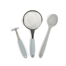 2deco 極簡副食品準備套組, 灰色的, 1套