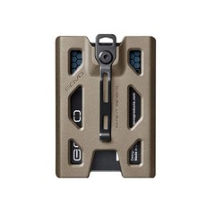 GOVO 聚碳酸酯證件套錢包 棕褐色 T4