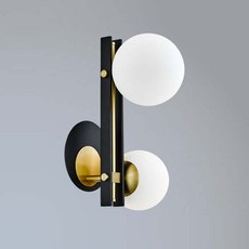 室內壁燈 BK221, 黑色+金色