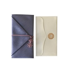 Reumie 現金禮金信封 3件組, 紫藍色, 1套