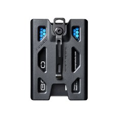 GOVO 聚碳酸酯徽章夾錢包黑色 T4