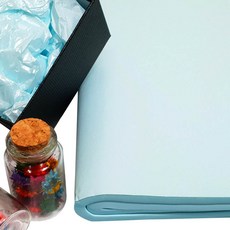 데코박스 펄 습자지 8절 300매입, 하늘, 1세트