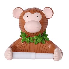 JCP 猴子面紙盒, 棕色, 1個