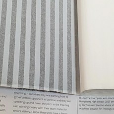 데코박스 습자지 8절 400매입, 스트라이프 흰색, 1세트