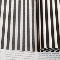 데코박스 습자지 8절 400매입, 스트라이프 검정, 1세트