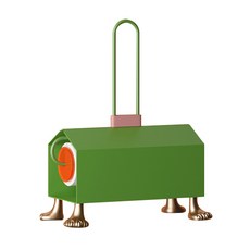 JCP居家裝飾四腳滾輪架 綠色, 1個