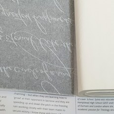 데코박스 습자지 2절 200매입, 레터링 흰색, 1세트