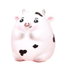 제이씨피 뚱땡이 송아지 저금통 L, 화이트, 1개