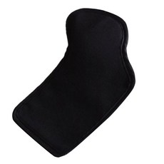 Bageon 極細纖維 小提琴 中提琴 腮托 保護套 側邊型 小提琴 4/4 or 中提琴 16.5, 黑色, 1個