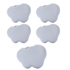 JCP 軟雲朵壁掛架, 灰色, 5個