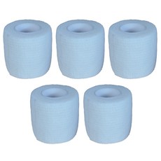 彈性運動膠帶 5入, 白色的