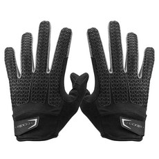 ROCKBROS 防震SBR墊腳踏車手套 S169-1, 黑色+灰色