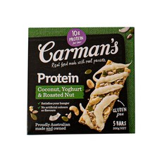 Carman's 椰子優格烤堅果蛋白能量棒, 200g, 1盒