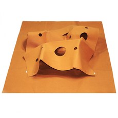 고양이 장난감 숨숨 매트 YT_RC004, 베이지, 1개