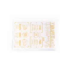 Sengjigoods 烘焙塗層包裝紙 WP06 今天的菜單, 1件, 500件