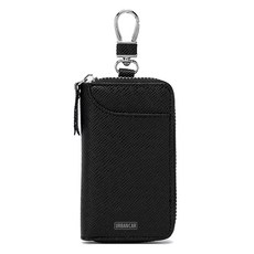 URBAN CAR 車用時尚鑰匙圈卡片鑰匙包, 黑色