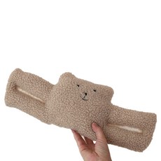 The Flow Company 防止門關上 掛在門把上的毛絨玩偶 棕熊, 1個