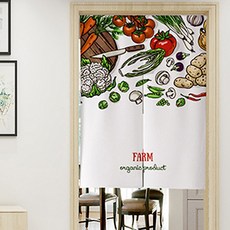 老式烹飪廚房雙門隔斷窗簾 85 x 180cm, 16