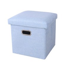 allnine 간편한 수납 의자 40 x 25 x 25 cm, 하늘, 1개