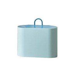 JHCompany 미니 핸들 플러스 휴지통, 블루, 1개