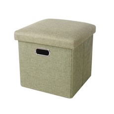 간편한 수납 의자 38 x 38 x 38 cm, 그린