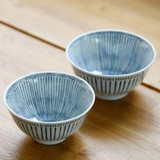 藍色素描空中款待 2 人套組, 混色, 飯碗+湯