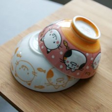 淘氣貓空中款待套組, 杏, 飯碗+湯