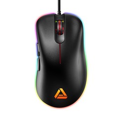 APiX PMW 3389 Paracord 傳感器遊戲有線鼠標 GM004, 混色