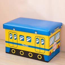 可愛的插圖儲物凳 49 x 31 x 38cm, TYPE08