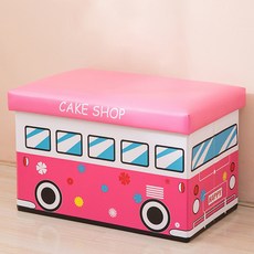 可愛的插圖儲物凳 49 x 31 x 34cm, TYPE04