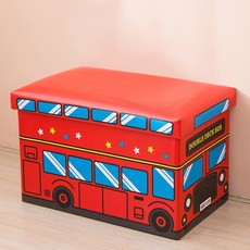 可愛的插圖儲物凳 49 x 31 x 35cm, TYPE05