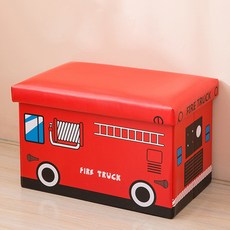 可愛的插圖儲物凳 49 x 31 x 36cm, TYPE06