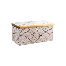 大理石圖案儲物凳 60 x 35 x 35 厘米, TYPE03