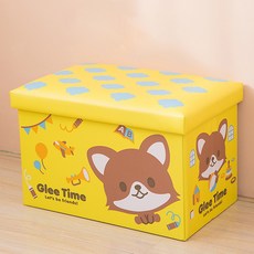 可愛的插圖儲物凳 49 x 31 x 37cm, TYPE07