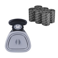 快速拾便夾 L號+拾便袋 20入組, 灰色, 1組