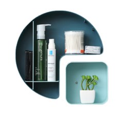 제이씨피 아뜰리에 화장품 정리대 분리형, 블루, 1개