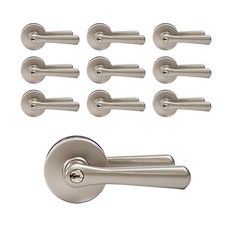 ANGEL 門把手 STL-760 鑰匙型 灰色, 10個