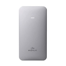 위즈플랫 NVMe SSD외장하드케이스 7 IN 1 멀티 USB허브 pro X9, 그레이, 1개