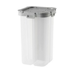 분리되는 밀폐잡곡통 4칸, 그레이, 1개