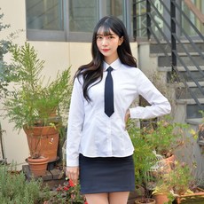 GYOBOKMALL 女款圓領校服襯衫