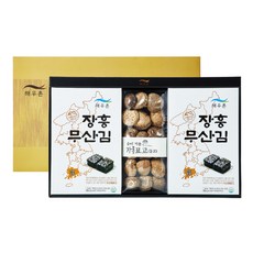 해우촌 장흥 무산김 표고버섯 선물세트, 1세트
