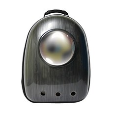 펫이랑 반려동물 우주캡슐 펫가방, BLACK 통풍구