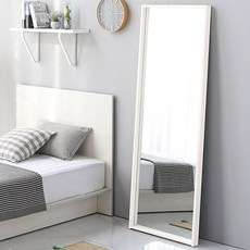 데코퍼니쳐 비산방지 전신거울 600, 화이트