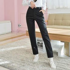 gyobokmall 可調節腰圍 鬆軟彈性刷毛校服褲