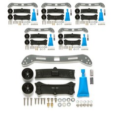 TAMIYA 前寬滑動阻尼器 15469, 混色, 6套