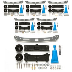 TAMIYA 後寬滑動阻尼器 15467, 混色, 6套
