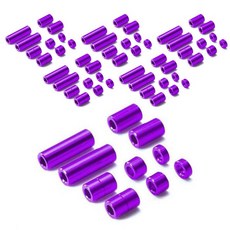 TAMIYA 鋁製零件 5款 2組, 紫色的, 6套