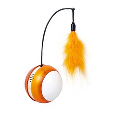 GONOMCHAM 寵物用智慧魔法玩具球, 單品, 橘色