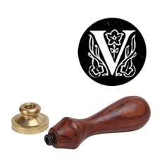 密封黃銅印章, 字母V, 1個