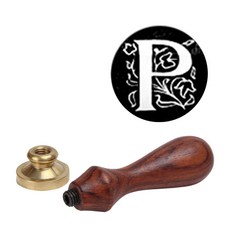 密封黃銅印章, 字母P, 1個